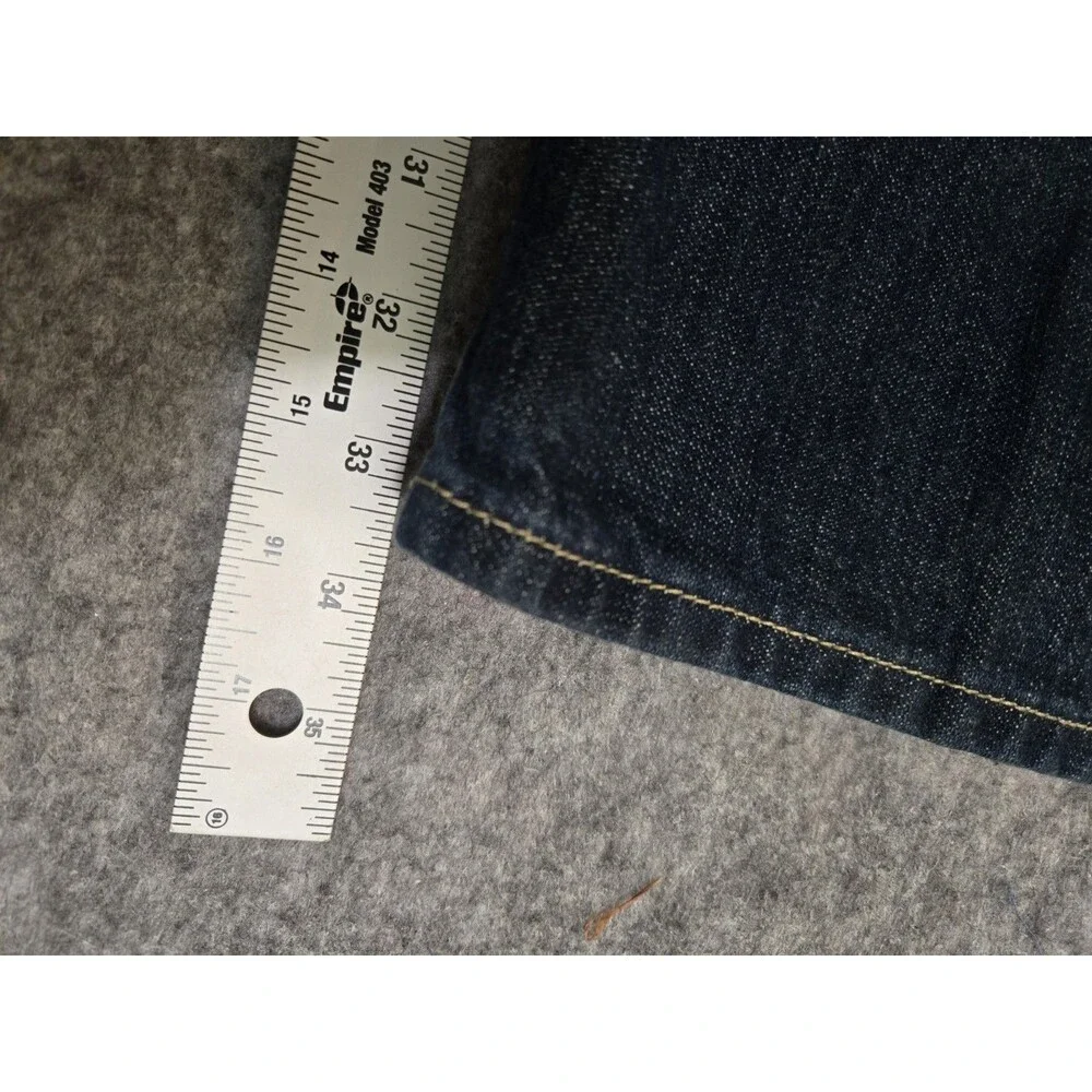 True Religion Ricky Jeans Flap Pocket Mens 50x33.5 Relaxed Straight Made In USA